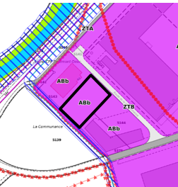 zone d'activités Delémont, Communance